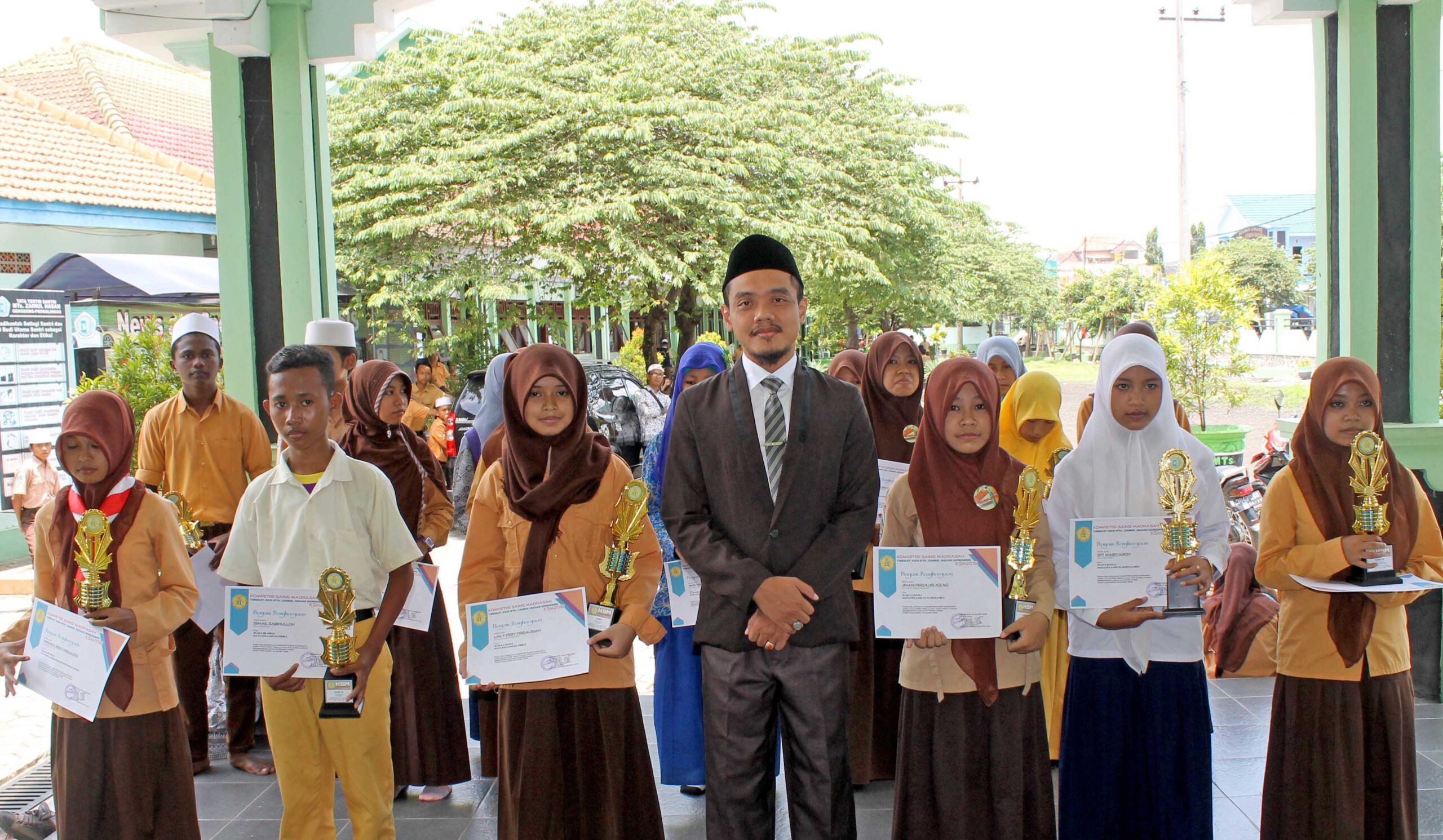 MTs. Zaha Sukses Borong Juara KSM se-KKM