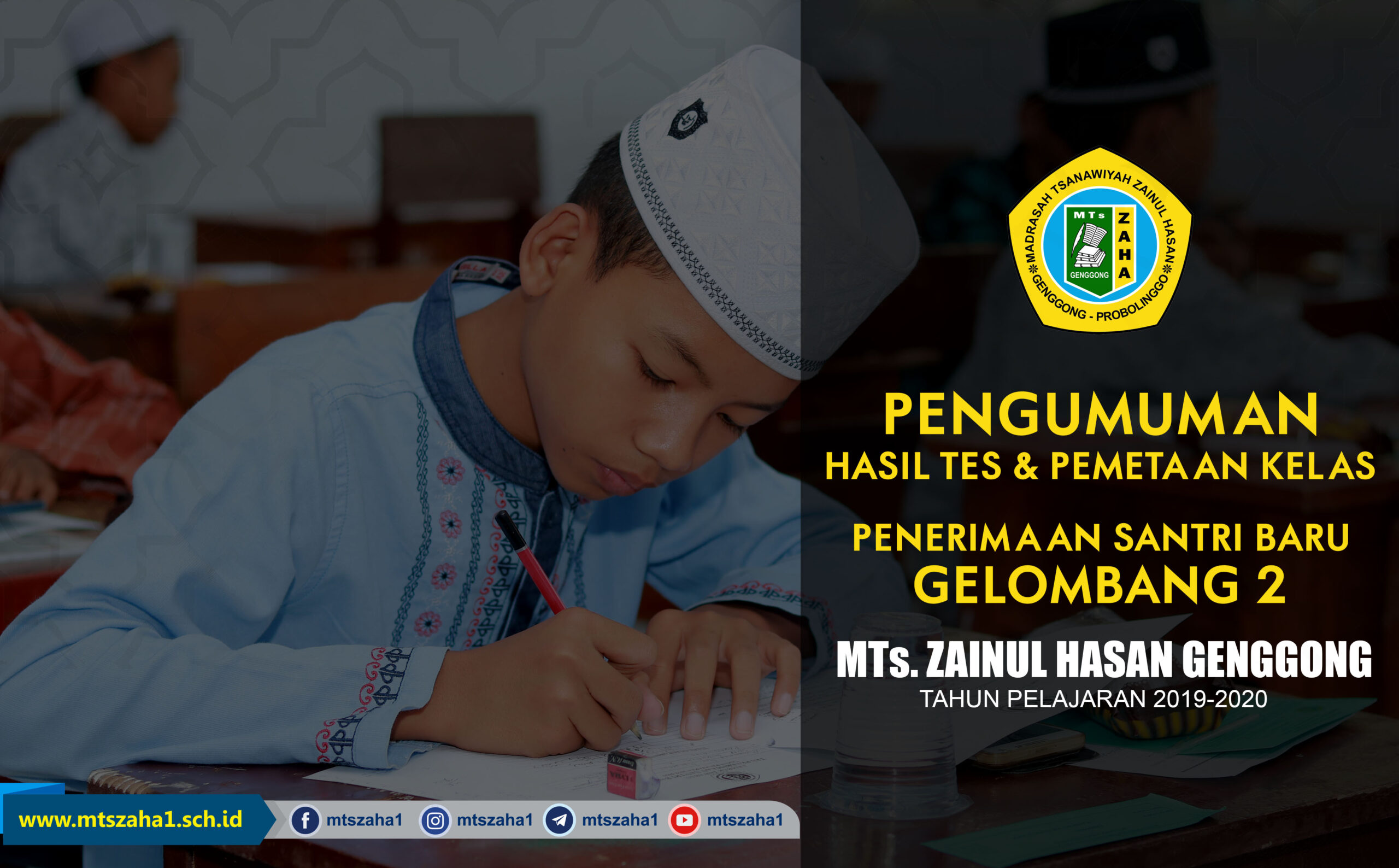 Hasil Tes Gelombang 2 PPDB 2019-2020