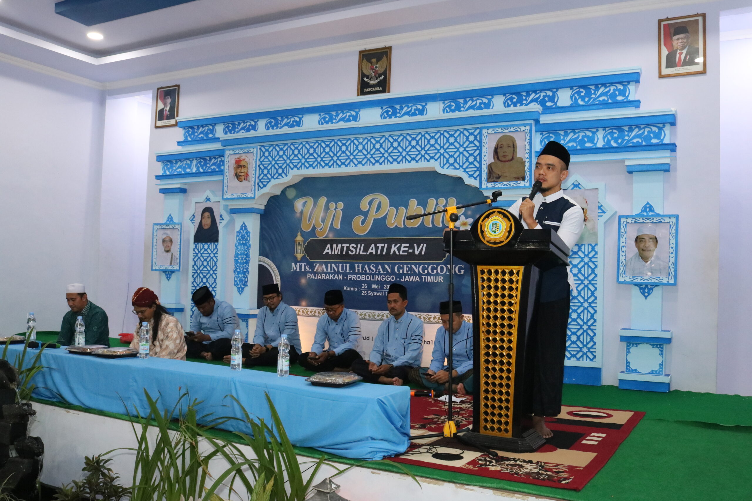 Persiapan Wisuda, MTs. Zaha Gelar Uji Publik Amtsilati dan Tahfidz