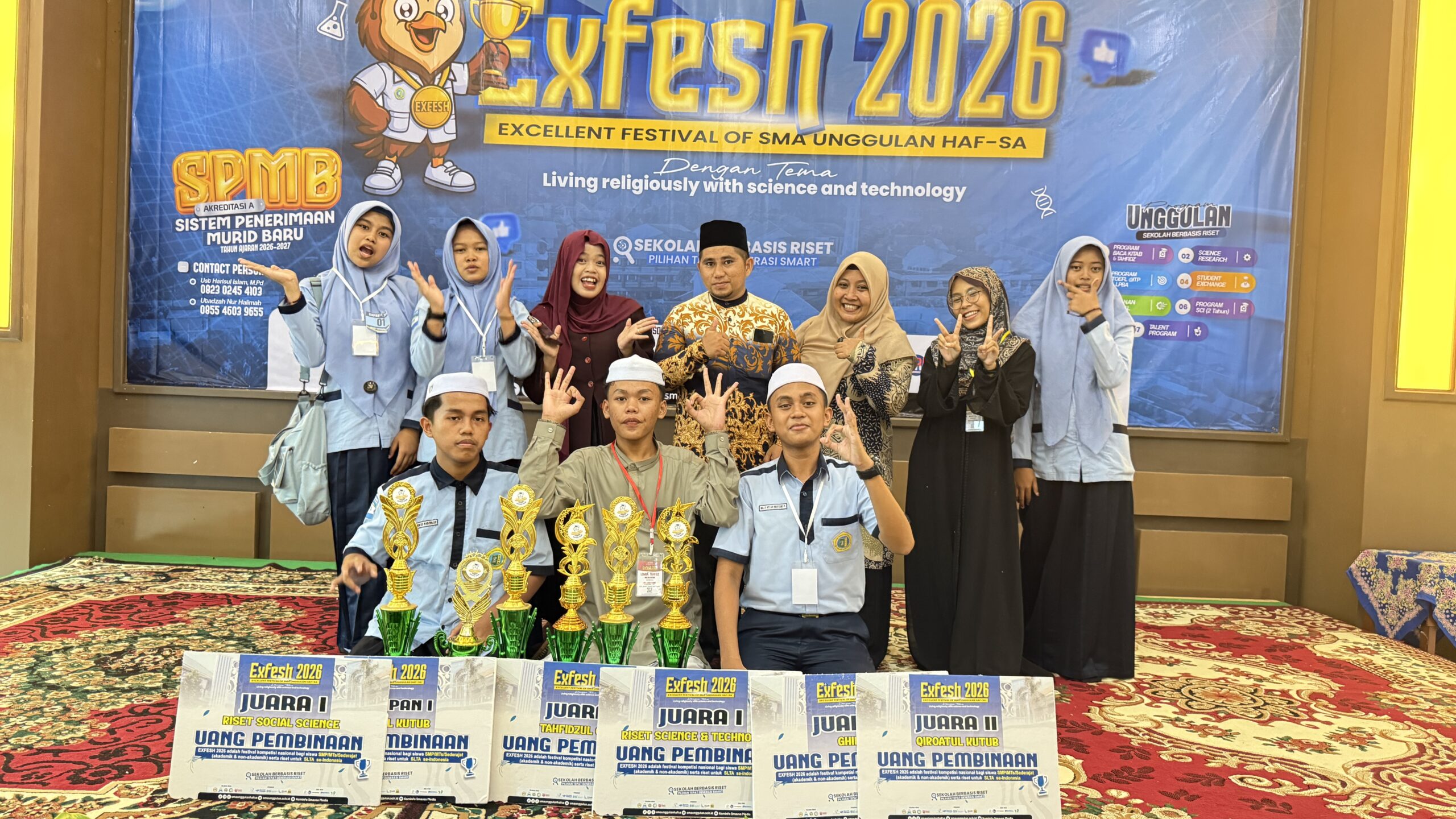 MTs. Zainul Hasan Genggong Borong Prestasi Nasional di Puncak Acara Exfesh 2026